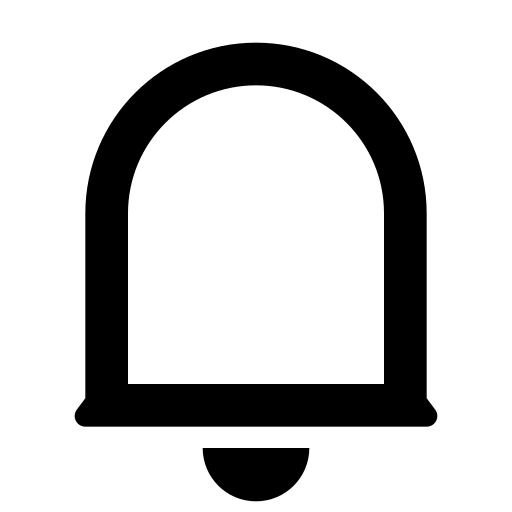 Notification, line icon