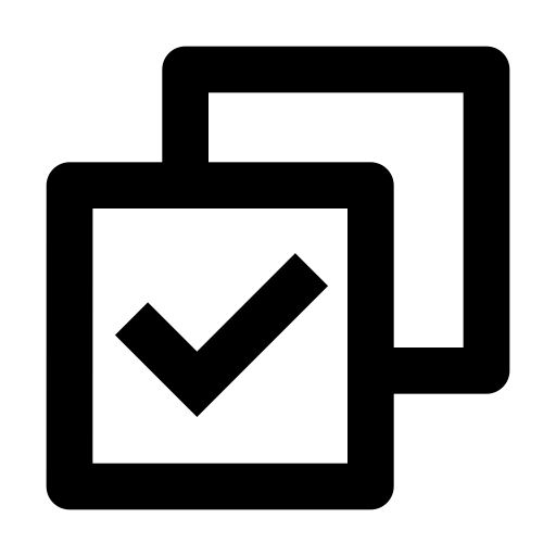 Checkbox, multiple, line icon