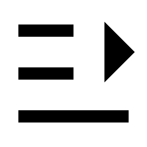 Menu, unfold, fill icon