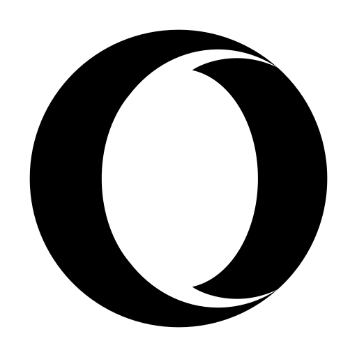 Opera, fill icon