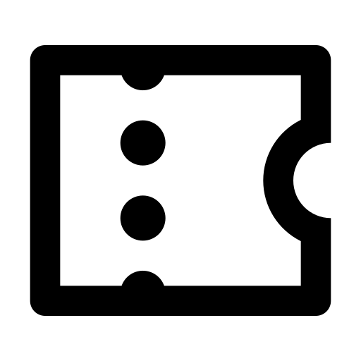 Coupon, ticket icon
