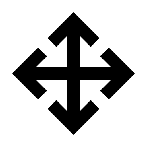 Drag, move, line icon