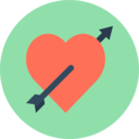 arrow,heart,love,valentines day,love and romance,romantic,lovely,cupid,romanticism