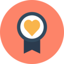 medal,certificate,certification,quality,winner,award,heart,love,valentines day,love and romance