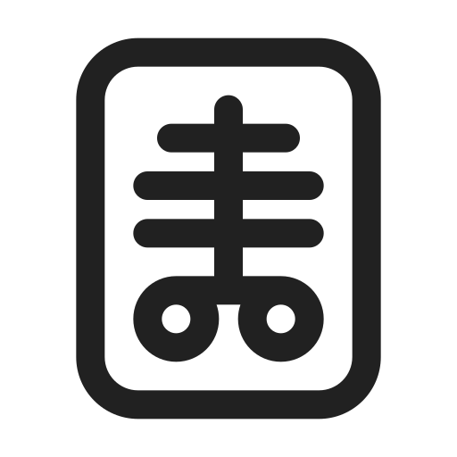Ic, fluent, xray, regular icon