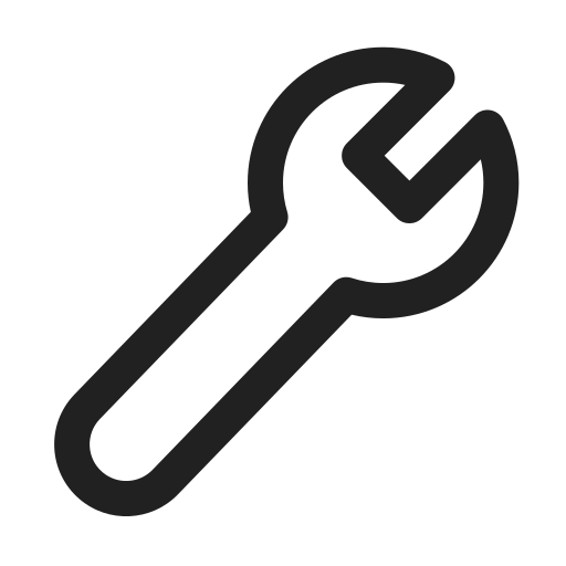 Ic, fluent, wrench, regular icon