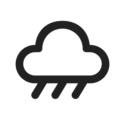 Ic, fluent, weather, rain, regular icon