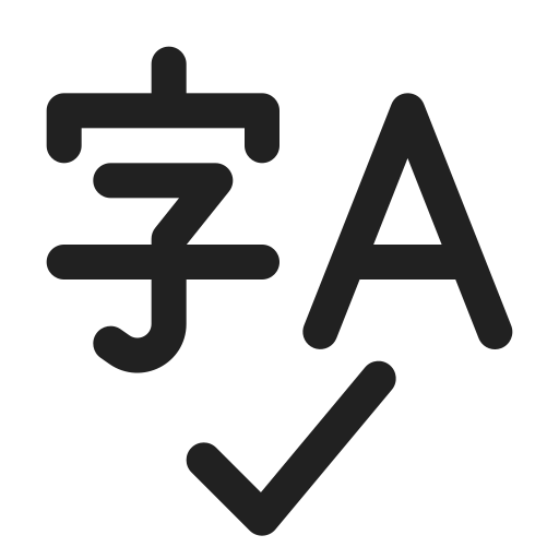 Ic, fluent, text, proofing, tools, zi, regular icon