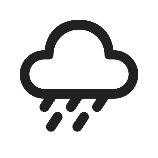 Ic, fluent, weather, drizzle, regular icon