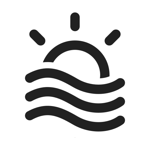 Ic, fluent, weather, haze, regular icon