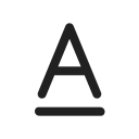 Ic,Fluent,Text,Underline,Regular