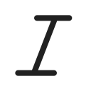 Ic,Fluent,Text,Italic,Regular