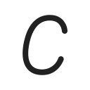 Ic,Fluent,Text,Italic,Regular