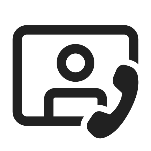 Ic, fluent, video, person, call, regular icon