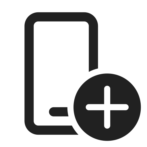 Ic, fluent, phone, add, regular icon