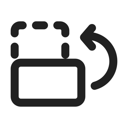 Ic, fluent, orientation, regular icon