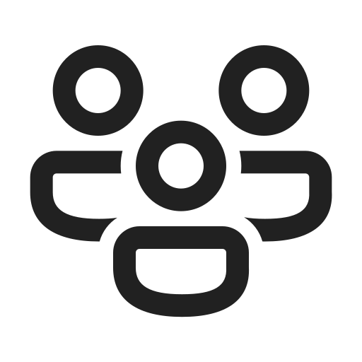 Ic, fluent, people, community, regular icon
