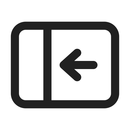 Ic, fluent, panel, right, expand, regular icon
