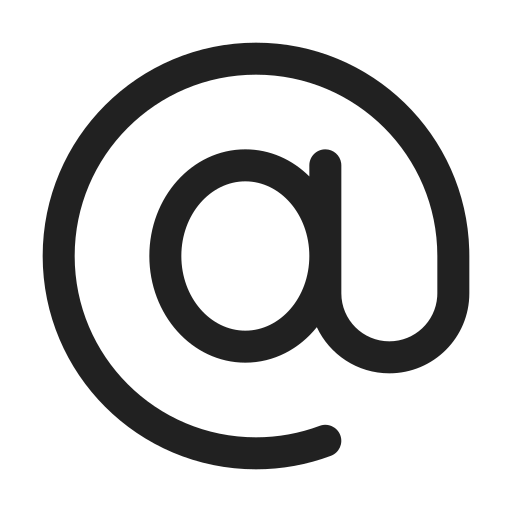 Ic, fluent, mention, regular icon