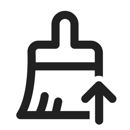 Ic, fluent, paint, brush, arrow, up, regular icon
