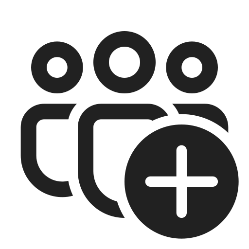 Ic, fluent, people, team, add, regular icon