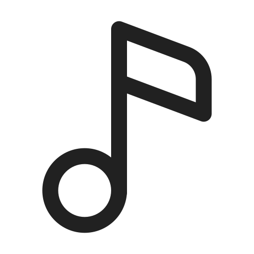Ic, fluent, music, note, 1, regular icon