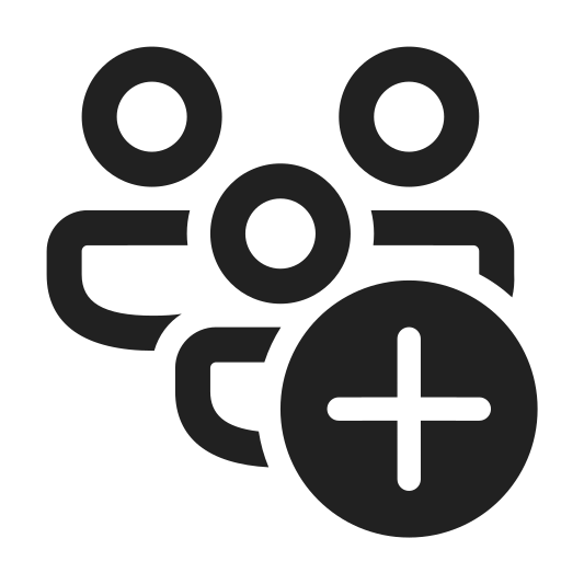 Ic, fluent, people, community, add, regular icon