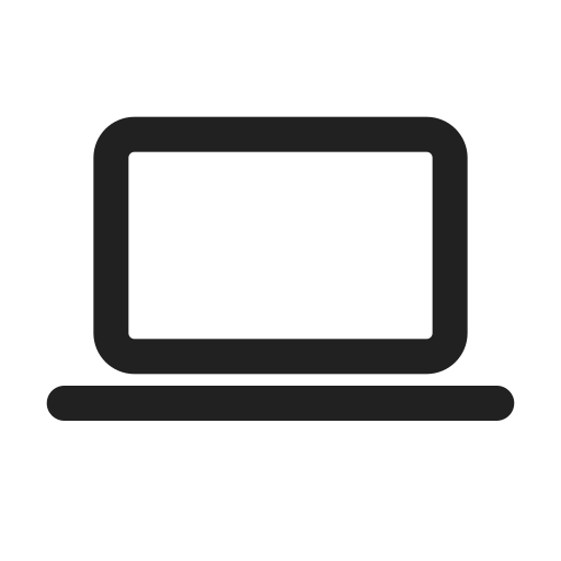 Ic, fluent, laptop, regular icon