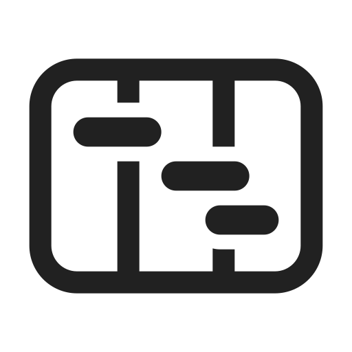 Ic, fluent, gantt, chart, regular icon