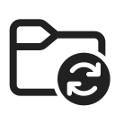 Ic,Fluent,Folder,Sync,Regular