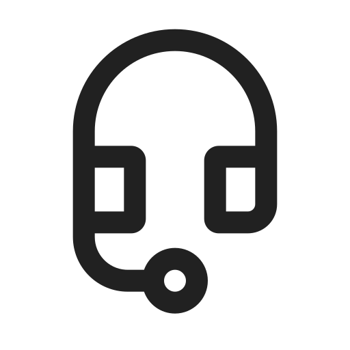 Ic, fluent, headset, regular icon