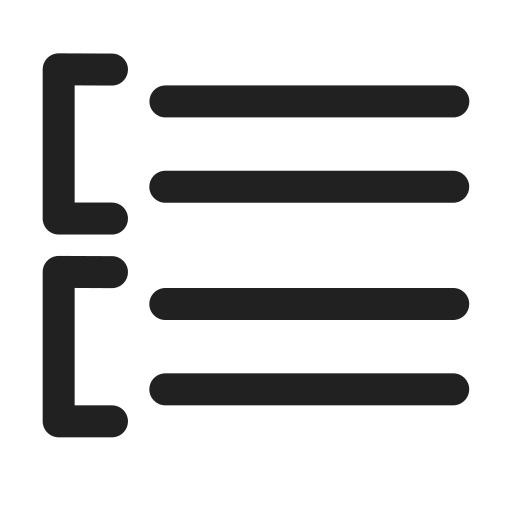 Ic, fluent, group, list, regular icon