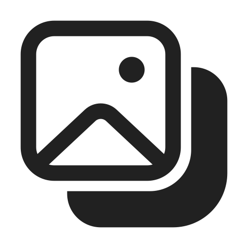 Ic, fluent, image, shadow, regular icon