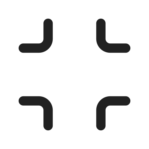 Ic, fluent, full, screen, minimize, regular icon