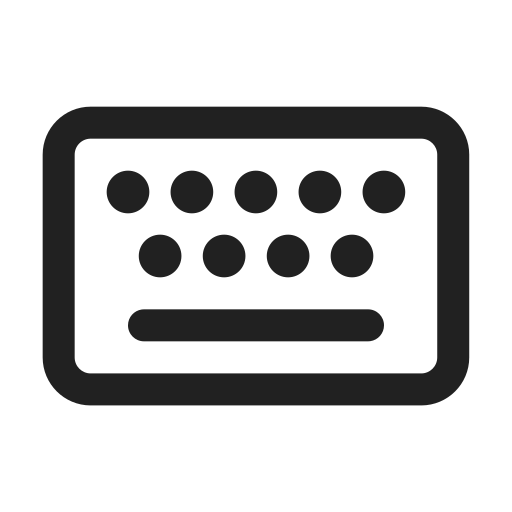 Ic, fluent, keyboard, regular icon