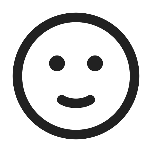 Ic, fluent, emoji, smile, slight, regular icon