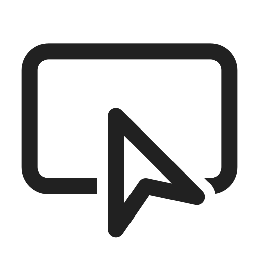 Ic, fluent, cursor, hover, regular icon