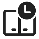 Ic,Fluent,Dual,Screen,Clock,Regular