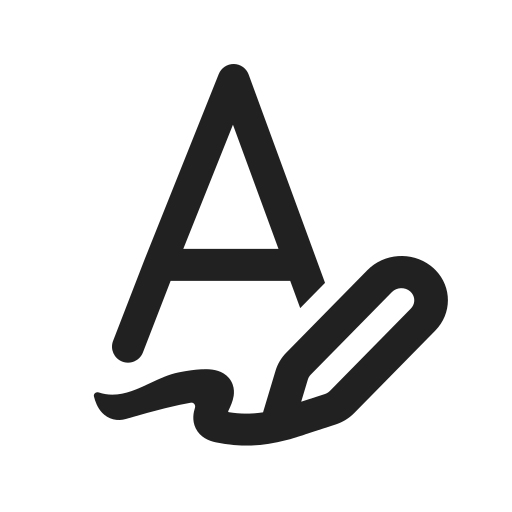 Ic, fluent, draw, text, regular icon