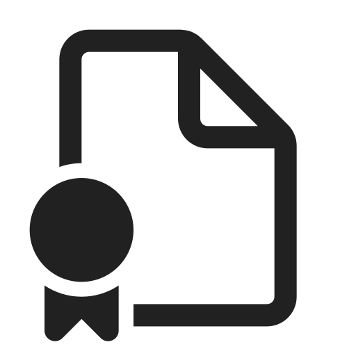 Ic, fluent, document, ribbon, regular icon