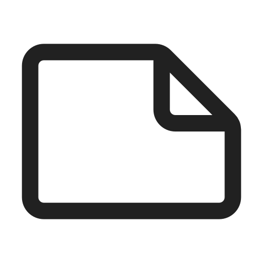Ic, fluent, document, landscape, regular icon