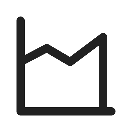 Ic, fluent, data, area, regular icon