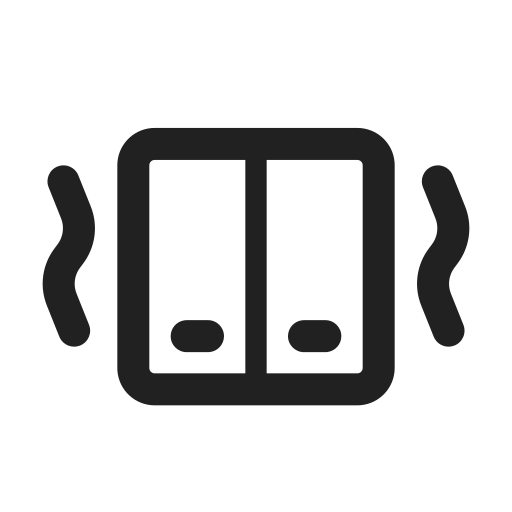 Ic, fluent, dual, screen, vibrate, regular icon