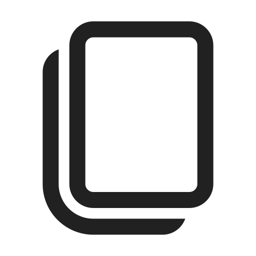 Ic, fluent, copy, regular icon