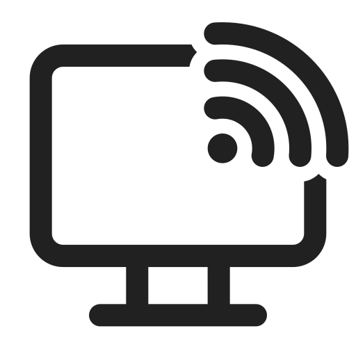 Ic, fluent, desktop, signal, regular icon
