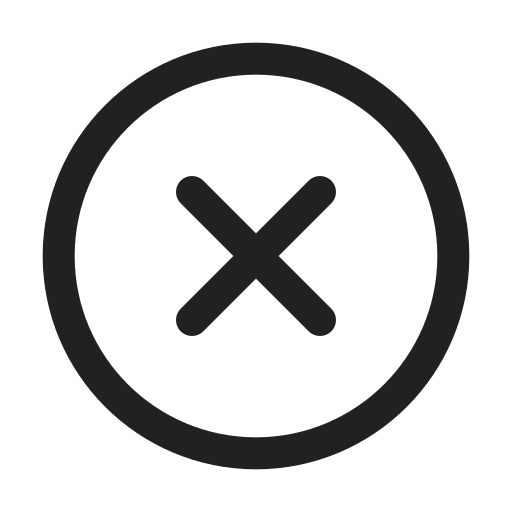 Ic, fluent, dismiss, circle, regular icon