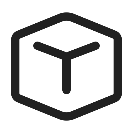 Ic, fluent, cube, regular icon