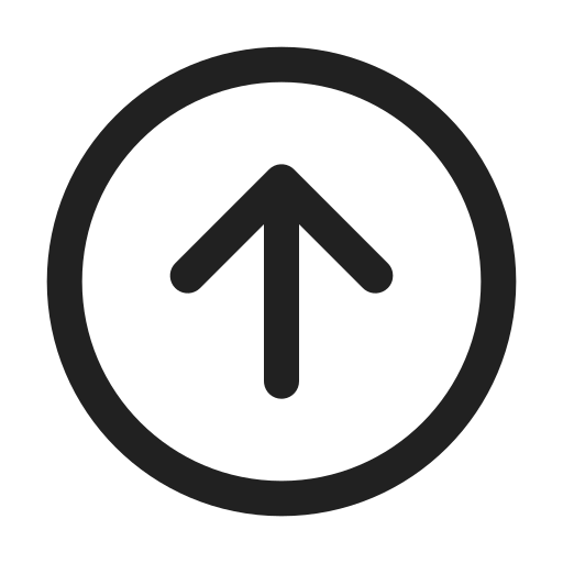 Ic, fluent, arrow, circle, up, regular icon