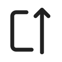Ic,Fluent,Arrow,Autofit,Up,Regular