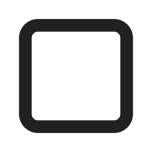 Ic, fluent, border, outside, thick, regular icon